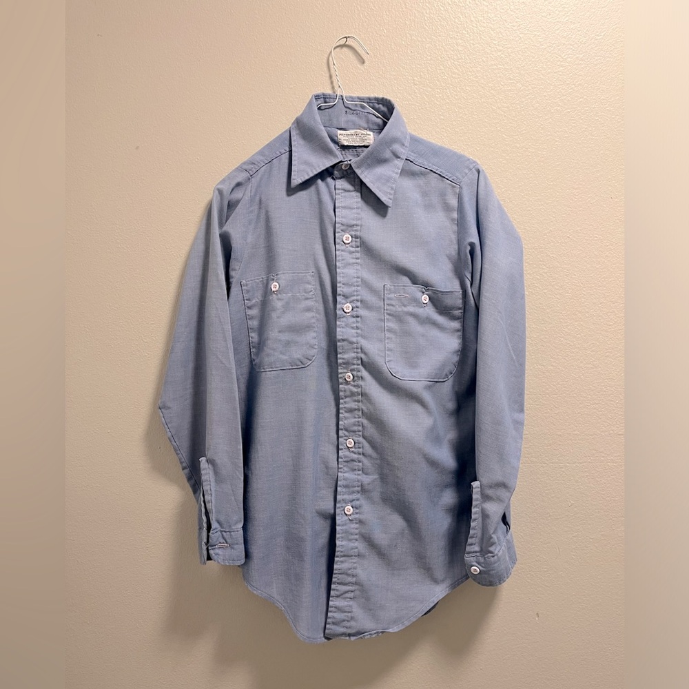 Vintage Chambray Button Down Shirt